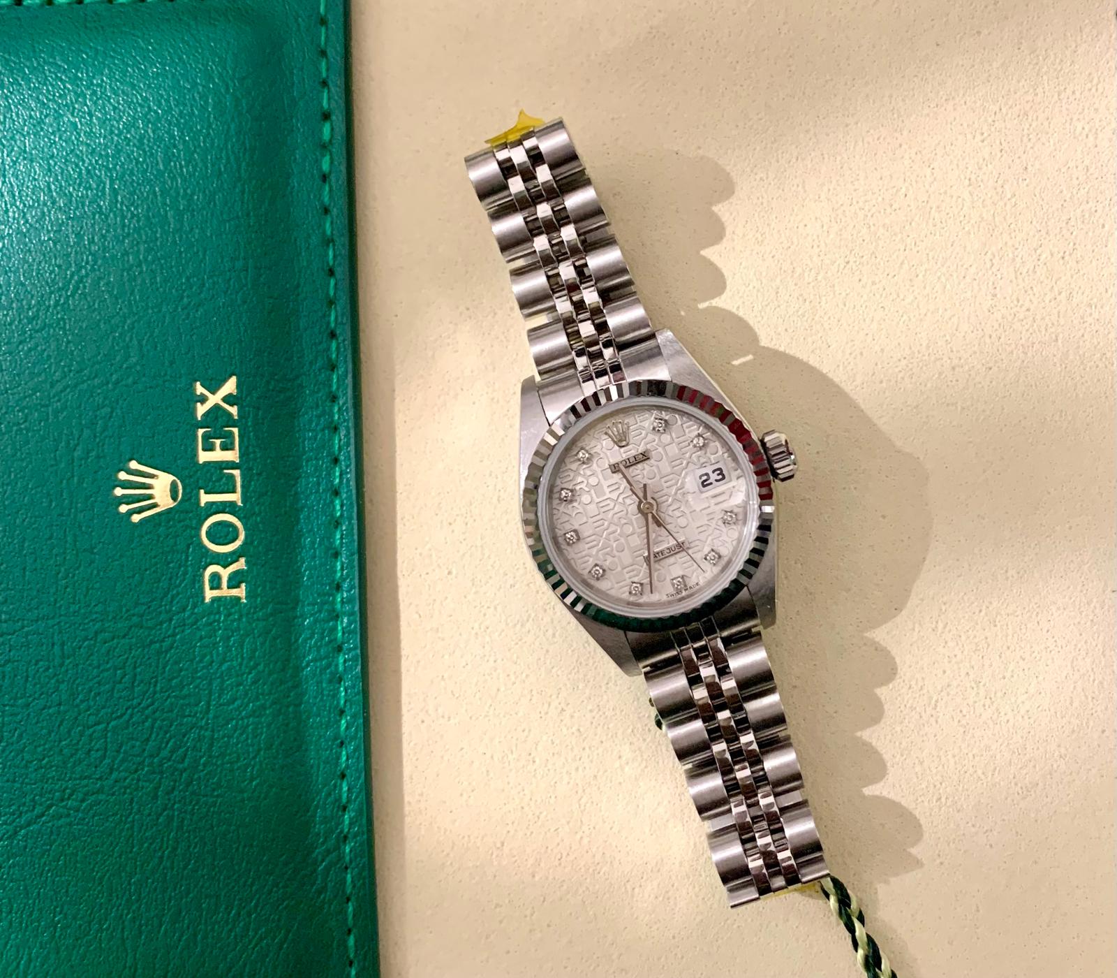 Rolex Lady 26mm Logo e Diamanti